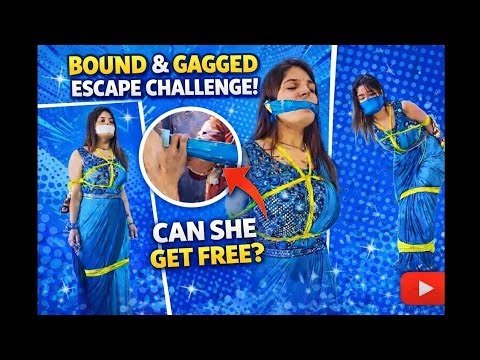 Trailer "Bound and gagged Escape challenge",can she get free?