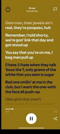 booga central cee (lyrics) #centralcee