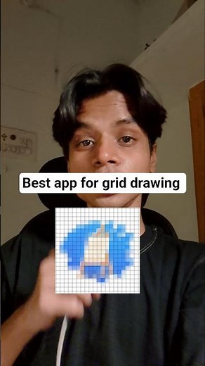 Best app for grid drawing #painting #art #charcoal
