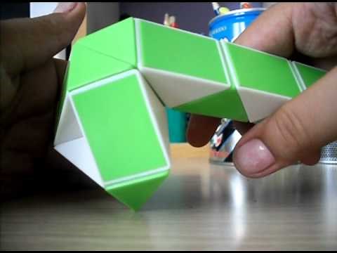 Como hacer la pelota con la serpiente de rubik. A