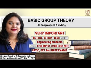 All subgroups of Z and Z_12 - Chapter 3 - Lecture 10