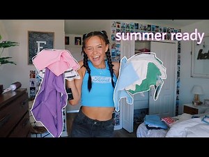 getting MY CLOSET ready 4 summer *SUMMER clothing tryon haul*