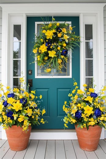 Summer Wreath Spring Decor Lemons Cottage Tuscan French Country Wreath - Etsy