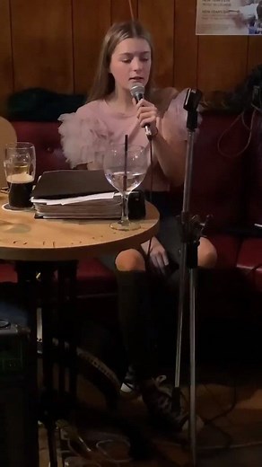 Here is the moment Erin Sands, granddaughter of Irish Republican figure Bobby Sands, sings the age-old classic 'Grace'. What a beautiful voice and a wonderful rendition. Credit: Shantelle Naomi https://www.irishmirror.ie/news/irish-news/watch-granddaughter-irish-republican-bobby-21240667 | Irish Daily Mirror