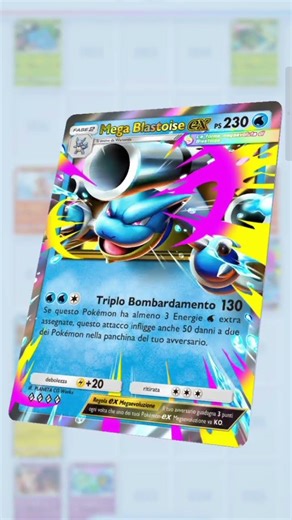 Mega Blastoise EX is BEAUTIFUL! 🌊#pokemon #pokedex #megablastoise #pokemontcgp #nitnendo