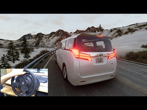Toyota Alphard - BeamNg Drive. Trustmaster T300
