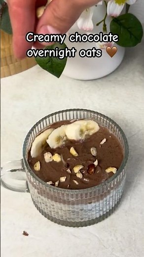 Creamy Chocolate Banana Overnight Oats