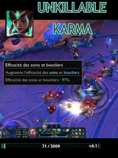 Unkillable Demon Queen Karma Tank in ARAM