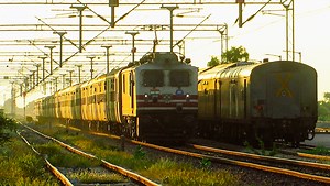3.9K views · 119 reactions | Morning Trains India - Diesel & Electric Locomotives hauled Trains in Western Rajasthan | The Rail Station | Facebook