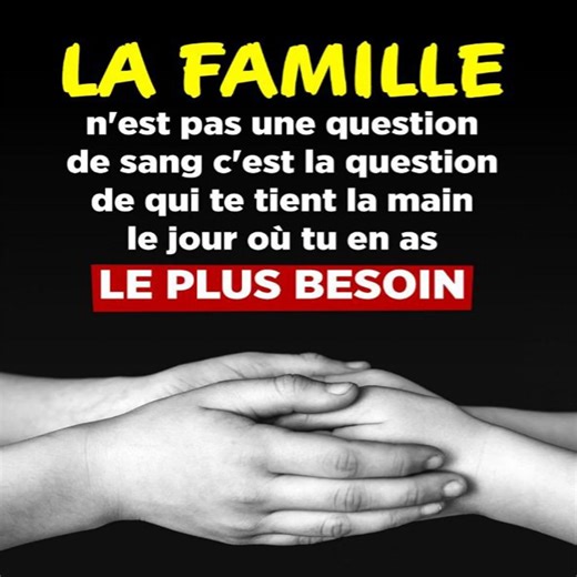 Une chanson culte de Jean-Jacques Goldman qui parle de ce lien indestructible qu’est la famille. Qu’elle soit de sang, de cœur ou d’amitié, cette chanson rappelle à quel point nos proches sont notre vraie richesse ❤️ | Les plus belles chansons d'Amour