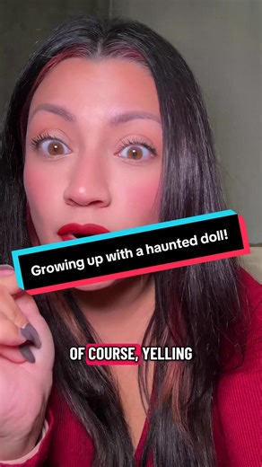 Growing up with a haunted doll! #haunted #haunteddoll | haunted