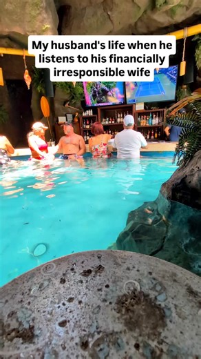10/10 recommend this swim up bar The Grotto bar at the @grandwailea is next level! The pill complex itself is insanely fun (8 pools, waterfalls, several slides, and a lazy river!) but my favorite part was the swim-up bar that even had little tables to sit at I didn't know being a boozy mermaid was on my 2025 bingo card, but here we are What's the coolest bar you've ever visited? Let me know in the comments! Funny travel, financially irresponsible wife trend, swim up bar, Hawaii travel, grand wai