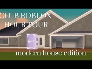 club Roblox modern house tour!! **unfinished**
