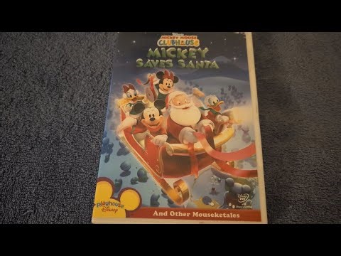 Disney's MICKY MOUSE CLUBHOUSE- MICKEY SAVES SANTA DVD Overview!