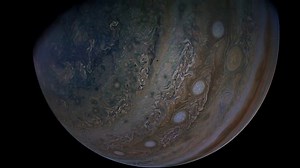 Ad astra, Vangelis. The film composer contributed scores to explorations by our #JunoMission to Jupiter. Here, ride along with the NASA Solar System Exploration spacecraft around Jupiter and moon Ganymede, with sound up. | NASA - National Aeronautics and Space Administration