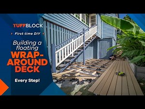 How To Build a Low Profile Deck WITHOUT Concrete | First Time Deck Build Made Easy