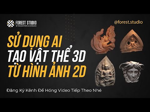 TẠO VẬT THỂ 3D BẰNG A.I - CREATE DISPLACEMENT MAP USING ZOE DEPTH