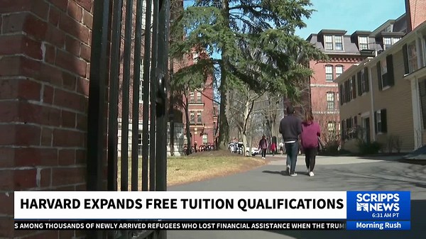 Harvard is expanding free tuition to families who earn $200K or less