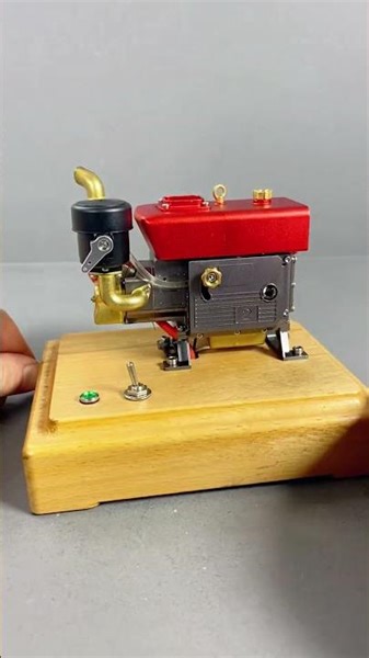 MUSA 1/8 2.6cc Mini Single-Cylinder Gas Powered Motor 4-Stroke Engine Model