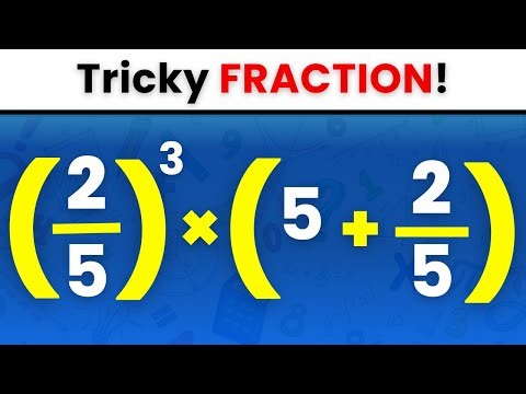 🤯 Can YOU Solve This TRICKY Fraction Problem? (Math Challenge!)