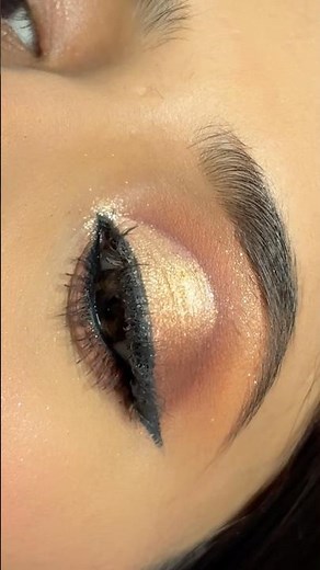 Cut crease eye look using ‪@praushbeauty‬ eyeshadow pallet