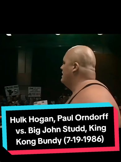 Hulk Hogan and Paul Orndorff vs. Big John Studd