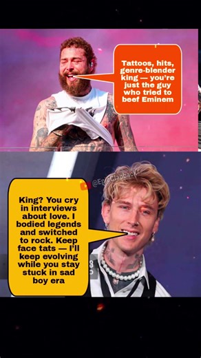 ☠️ Nuclear level-roast: Post Malone vs Machine Gun Kelly #PostMalone #MGK