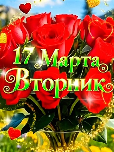 Доброе утро, вторник,17 марта #доброеутречко #вторник #17 #март #сдобрымутром