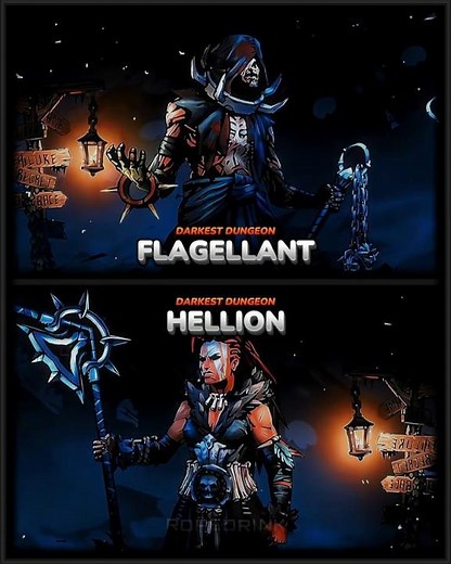 Flagellant vs. Hellion - Darkest Dungeon Battle Edit
