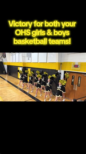 Let’s go Indians 📣 that’s a win for both your OHS teams! #win #basketball #letsgo