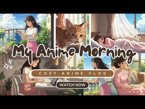 Cozy Anime Morning Routine✨✨| Soft Aesthetic Vlog❤ #anime #morningroutine #animeaesthetic #trending