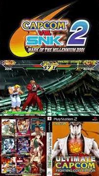 Ultimate Capcom Fighting Collection (PS2) - Capcom vs. SNK 2 - Ken Masters