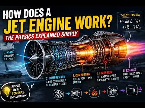 How Does a Jet Engine Work? The Physics Explained Simply | Aero Tech World