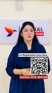 Free Demo Class today with Ma'am Sumera at Yashal English House visit now and For Registration Scan Now | Yashal English House Hostel City ISB