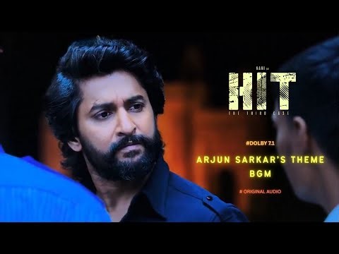 HIT 3 - Arjun Sarkar Theme BGM | Original Audio | Dolby 7.1 | Nani | Sailesh Kolanu | Srinidhi | 4K