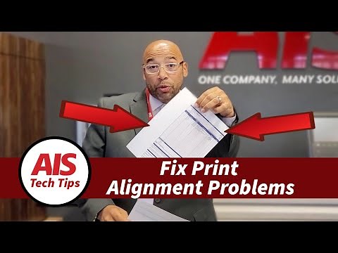 Fix Print Alignment Problems