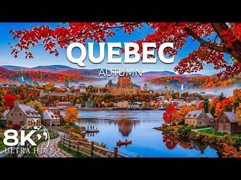 Quebec Like You've Never Seen Before 🇨🇦✨ | Canada's Hidden Gem | 8K UHD Scenic Relaxation