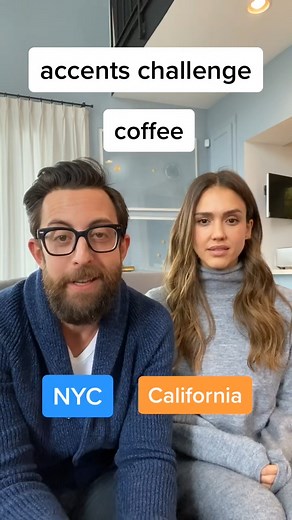 3.8M views · 10K reactions | accents challenge w/ Jessica Alba #differences #accent #newyork #california #funny #reels | Adam Rose | Facebook