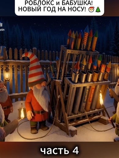 РОБЛОКС и БАБУШКА! НОВЫЙ ГОД НА НОСУ! 🎅🎄 part 4 #роблок #тренд