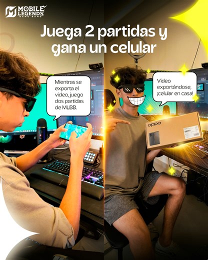 ¡EL MEJOR MOMENTO PARA JUGAR MLBB! 🎮🔥 Haz como @herle__ : Juega 2 partidas ➡️ Consigue llaves ➡️ Gira la Ruleta Dorada ➡️ ¡GANA UN CELULAR! 📱✨ ¡El Mes Dorado no perdona y las recompensas están increíbles! #MobileLegendsBangBang #MLBBGoldenMonth #MLBBLATAM #MLBB #fyp | Mobile Legends: Bang Bang - Español