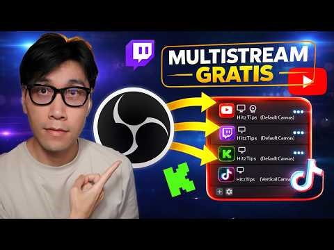 Multistream en OBS GRATIS y Fácil con StreamElements Live | Tutorial