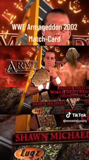 WWE Armageddon 2002 Match-Card #aew #wwe #wweple #wweppv #wweshow #WWEArmageddon #armageddon2002 #2002 #2000s #4u #fyp #foryou #ripbraywyatt #wrestleluxury