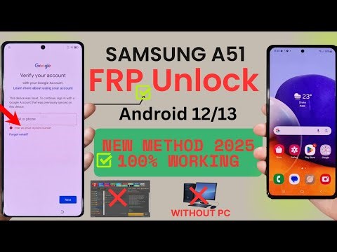 Samsung Galaxy A51 FRP Unlock Android 11/12/13Gmail Account Forgot Without Pc/All Samsung FRP Bypass