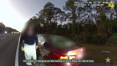 Watch: Frustrated St. Johns County deputy arrests woman for excessive speed, unrestrained child