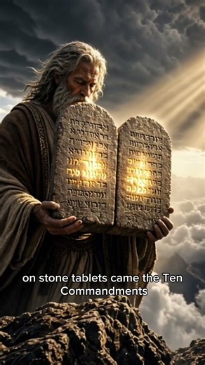 Moses Receives the Ten Commandments | The Powerful Story of Mount Sinai ✝️