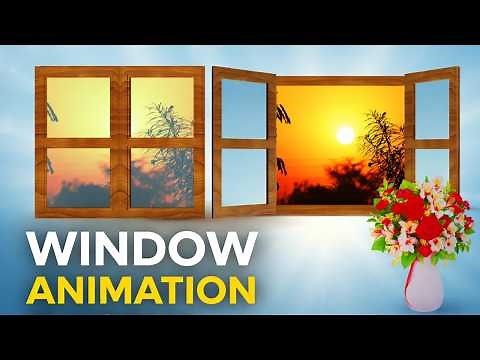 PowerPoint Presentation Skills: Window Animation with Morph Transition | 3D Effect Tutorial