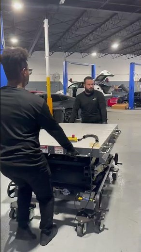 HV Battery Quick Remove and Replace | Tesla Model S #teslaservice #teslatakeover #automobile