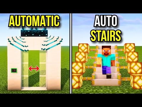 Minecraft: 5 USEFUL Redstone Build Hacks!