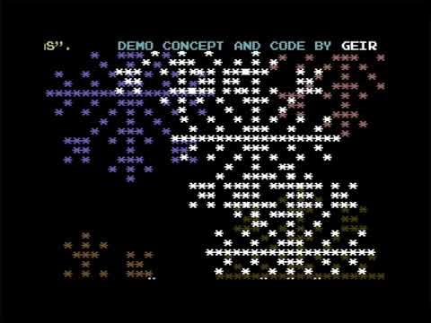 C64 One File Demo : Giant Snowflakes by Geir Straume! 28 December 2025 !