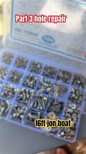 Pin hole repair#diy#boats#project#fishing